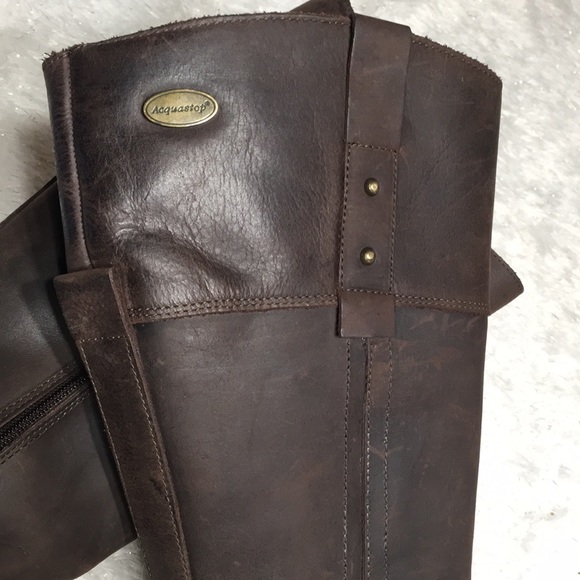 Tall brown boot eU 39 ERIC MICHAEL - Picture 6 of 8